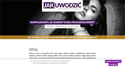 Desktop Screenshot of jakuwodzic.pl
